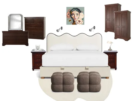 studio bedroom Interior Design Mood Board by Sonya Ditto