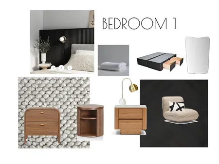 1st bedroom Interior Design Mood Board by HIGH VALLEY