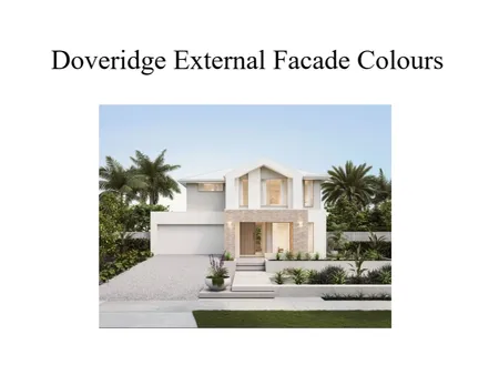 Doveridge external facade colours Interior Design Mood Board by evasaunders