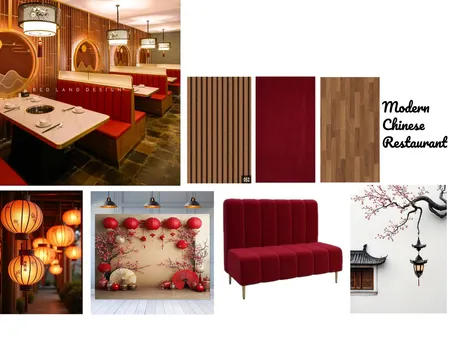 restaurant Interior Design Mood Board by sahar.629