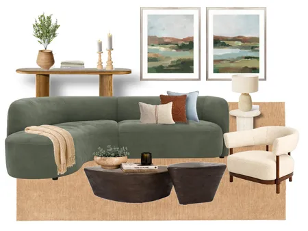 Australian Living Room 4 Interior Design Mood Board by Jacqui Minell - Little Fox Interiors
