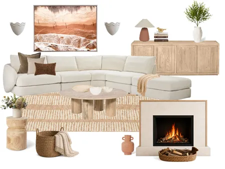 Australian Living Room 2 Interior Design Mood Board by Jacqui Minell - Little Fox Interiors