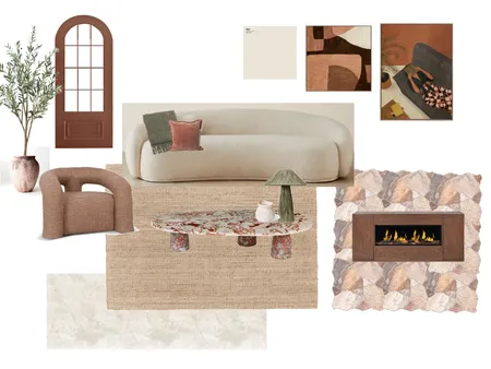 Sample Board Med Living Room Interior Design Mood Board by kieraross