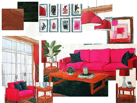 Complementary Interior Design Mood Board by HAL0015@MONTEREY.VIC.EDU.AU