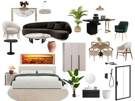 اثاث فندق Interior Design Mood Board by heyam