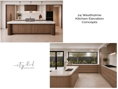 Mangan - Kitchen Elevation Concepts Interior Design Mood Board by Styled Interior Design