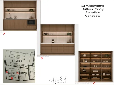 Mangan - Butlers Elevation Concepts Interior Design Mood Board by Styled Interior Design