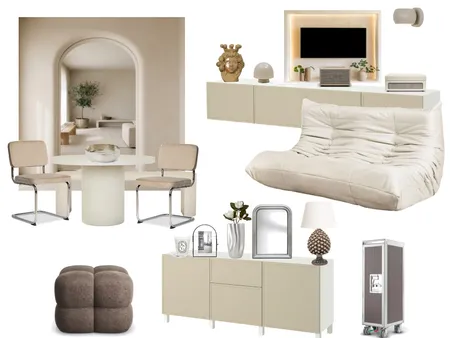 leanyer reno no demo living dinning inspo Interior Design Mood Board by Sonya Ditto