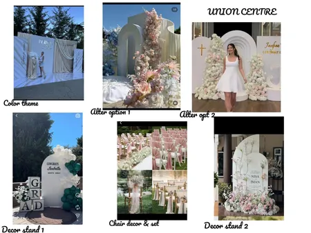 Event Timi - Union centre Interior Design Mood Board by Oeuvre designs