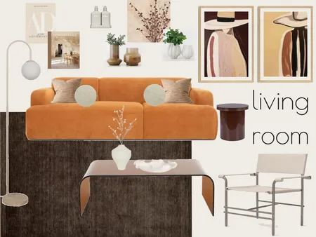 Living Room Interior Design Mood Board by Bianco Studio