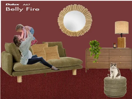 Mid Century Interior Design Mood Board by De Novo Concepts