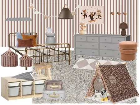 Boys Room Interior Design Mood Board by by Jenelle Suarez