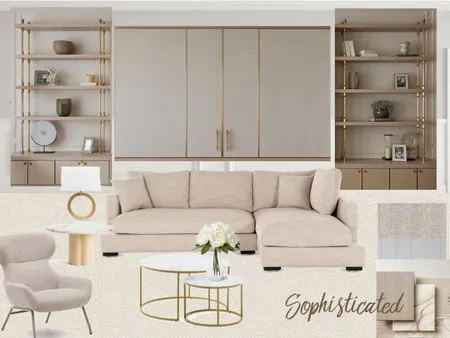 Client A Living Room Interior Design Mood Board by Bonnieho