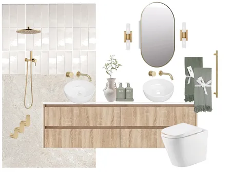 Master Bathroom Interior Design Mood Board by em.downward@gmail.com