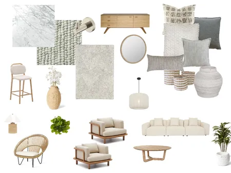 Coastal Mood Board Interior Design Mood Board by carolynporteous