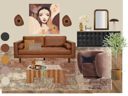 Lounge colour Interior Design Mood Board by Pauline Buchanan