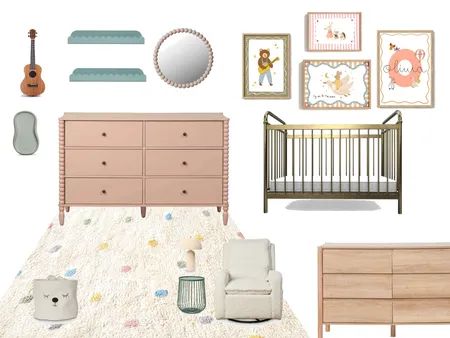 Olivia's bedroom v2 Interior Design Mood Board by taciane79@gmail.com