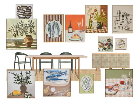 Contemporary Dining Interior Design Mood Board by lauren-b