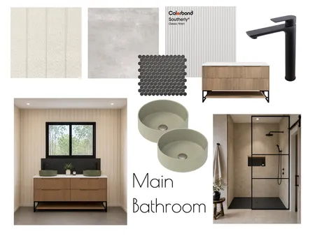 MF - Main bathroom Interior Design Mood Board by johanna.laface@gmail.com