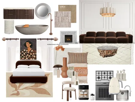 Cosy Winter Interiors Interior Design Mood Board by Nomashaka Space Interiors