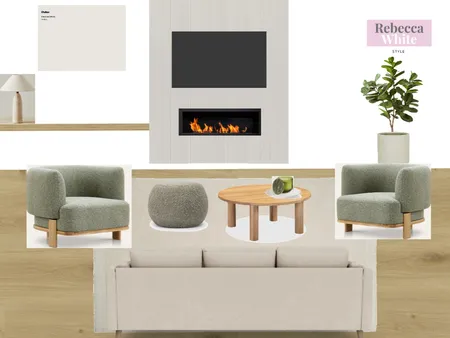 Benny Living Interior Design Mood Board by Rebecca White Style
