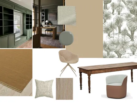 Reading Room Interior Design Mood Board by TheDesignory