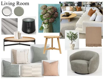 B Rd - Living Room Interior Design Mood Board by ABDesign