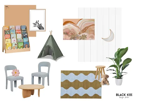 Roots Clinic Interior Design Mood Board by Black Koi Design Studio