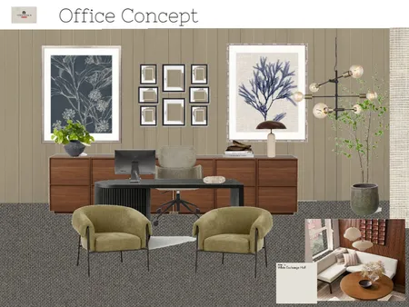 Commercial Master Office Interior Design Mood Board by Your Design Companion