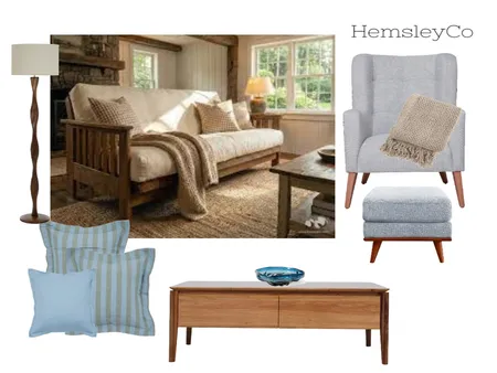 Logan residence - Living room Interior Design Mood Board by HemsleyCo.