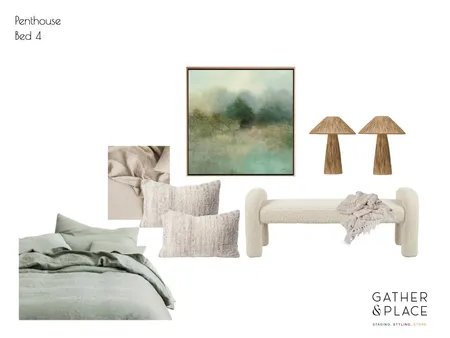 Penthouse Bed 4 Interior Design Mood Board by Gather & Place