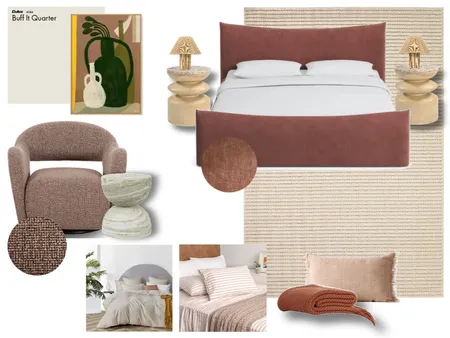Boronia Bedroom 2 Interior Design Mood Board by Manea Interior Design & Styling