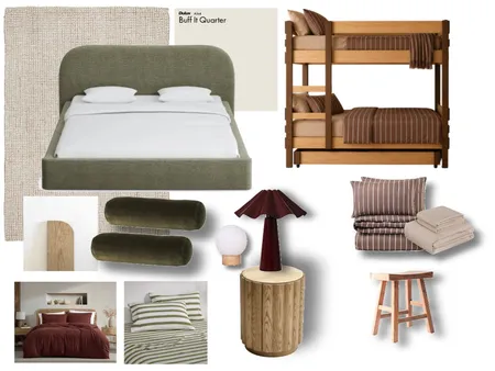 Project Boronia Bed 1 Interior Design Mood Board by Manea Interior Design & Styling
