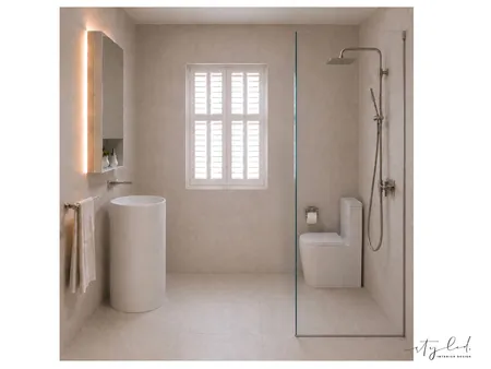 Julie & Tim D/Stairs Bathroom Concept Interior Design Mood Board by Styled Interior Design