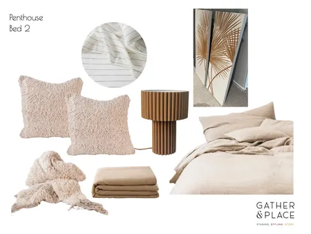 Penthouse Bed 2 Interior Design Mood Board by Gather & Place