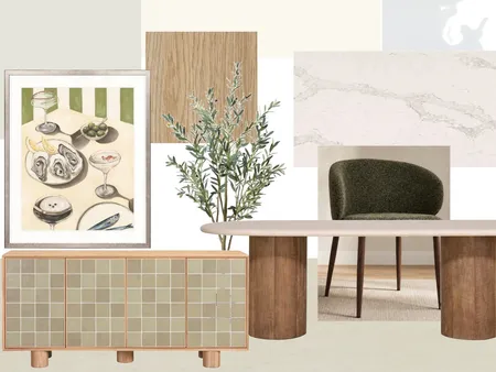Dining Room Interior Design Mood Board by alexanasson