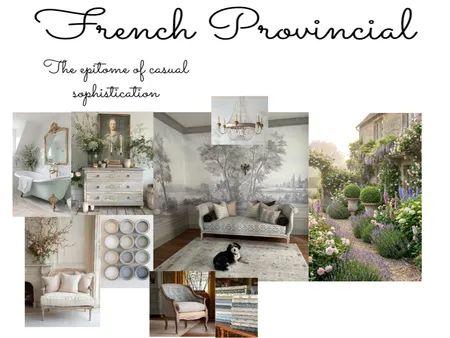 French Provincial Mood Board Interior Design Mood Board by shelleylakeyoung