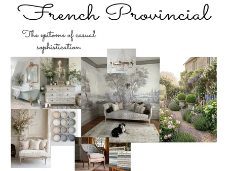 French Provincial Mood Board Interior Design Mood Board by shelleylakeyoung