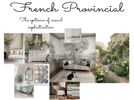 French Provincial Mood Board Interior Design Mood Board by shelleylakeyoung