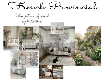 French Provincial Mood Board Interior Design Mood Board by shelleylakeyoung