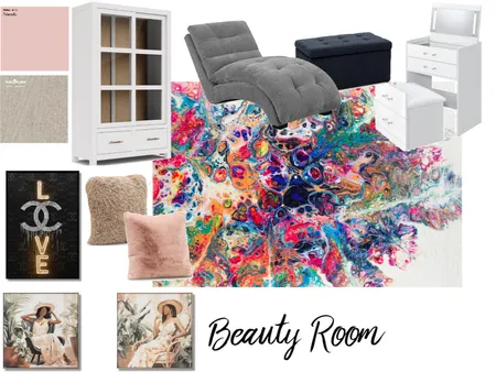 Beauty Room Interior Design Mood Board by Beverly Zaske