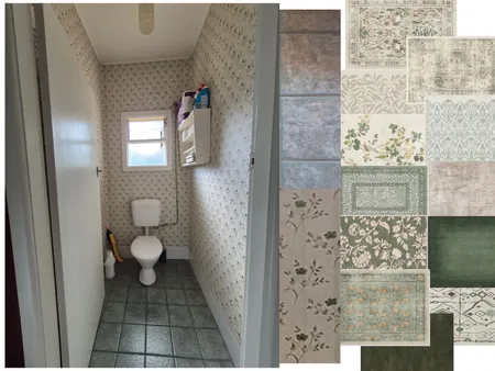 Toilet Mat Interior Design Mood Board by b
