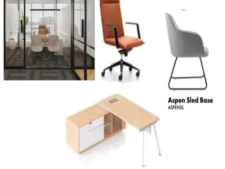 Shahids office Interior Design Mood Board by MiraDesigns