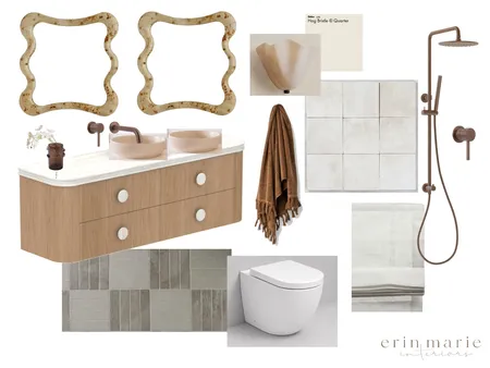 Ensuite Interior Design Mood Board by erinmariejackson