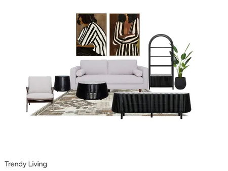 Trendy Living Interior Design Mood Board by lauren-b