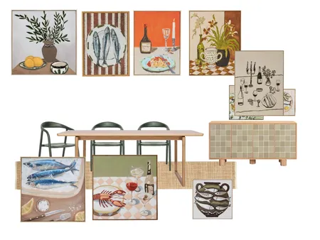 Contemporary Dining Interior Design Mood Board by lauren-b