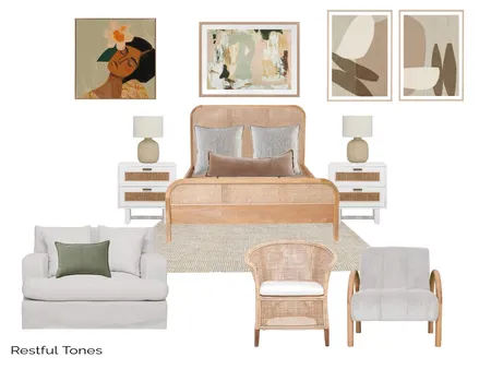 Restful Tones Interior Design Mood Board by lauren-b