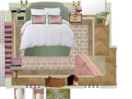 Bedroom Suite Mint Interior Design Mood Board by dl2407