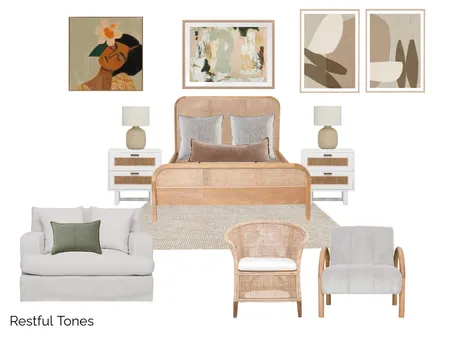 Restful Tones Interior Design Mood Board by lauren-b