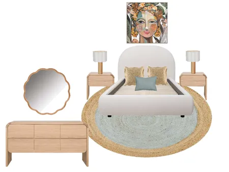 Dreamy Bedroom Interior Design Mood Board by OZ Design